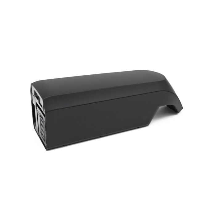 foto van de Shimano BT-E6010 36V 11.6Ah vanaf de zijkant waar de hele accu duidelijk zichtbaar is