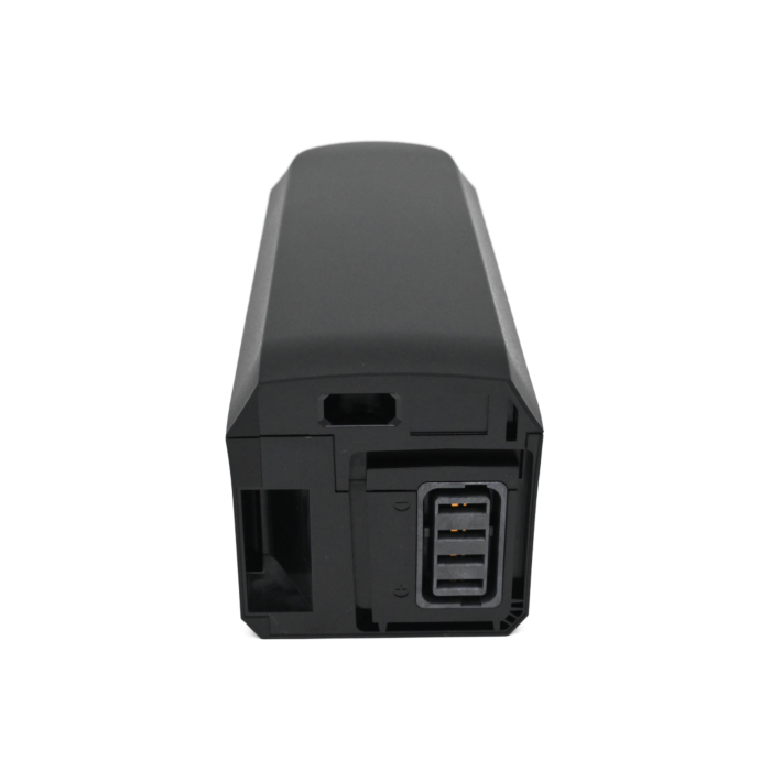 foto van de Shimano BT-E6010 36V 11.6Ah vanaf de bovenkant en de achterkant van de accu