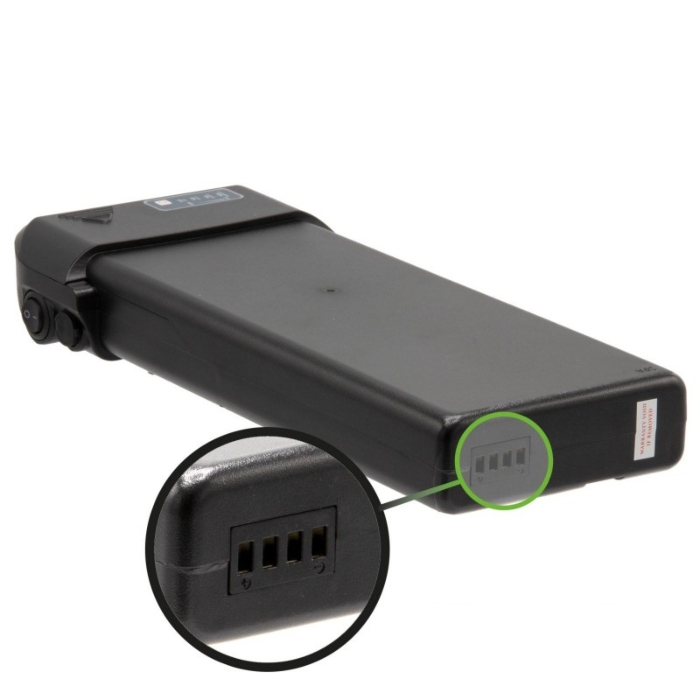 Popal accu 36V 10.4Ah met achterlicht voor Vogue, Popal