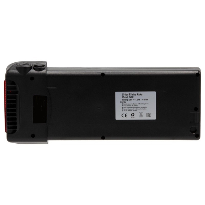 Ansmann 36v 11.6Ah fietsaccu met achterlicht voor Vogue, Popal, Matrabike